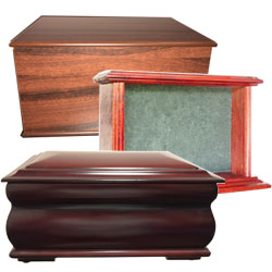 Beautiful timber cremation urns using many different types of stunning timber in different colours.